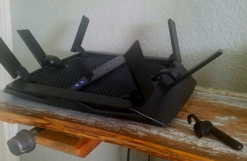 Wi-Fi router and Bluetooth earpiece